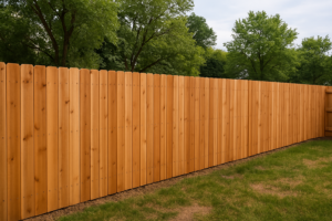Cedar Fence Installation