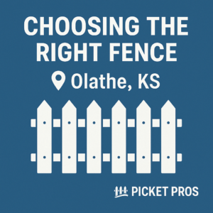 Fence installation in Olathe