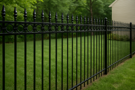 Ornamental Steel Fence Installation