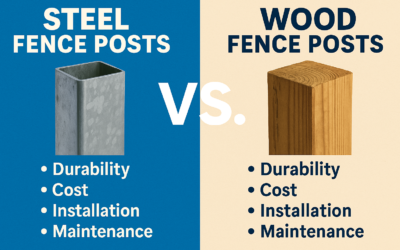 Steel Fence Posts vs. Wood Fence Posts: Which One Should You Choose?