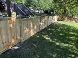 Treated Pine Fence Build