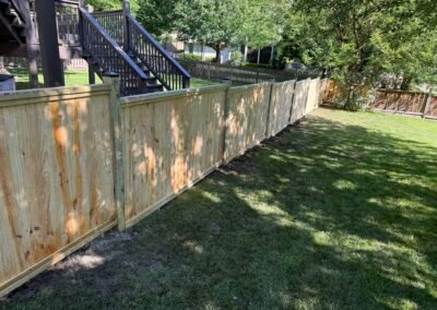 Treated Pine Fence Build