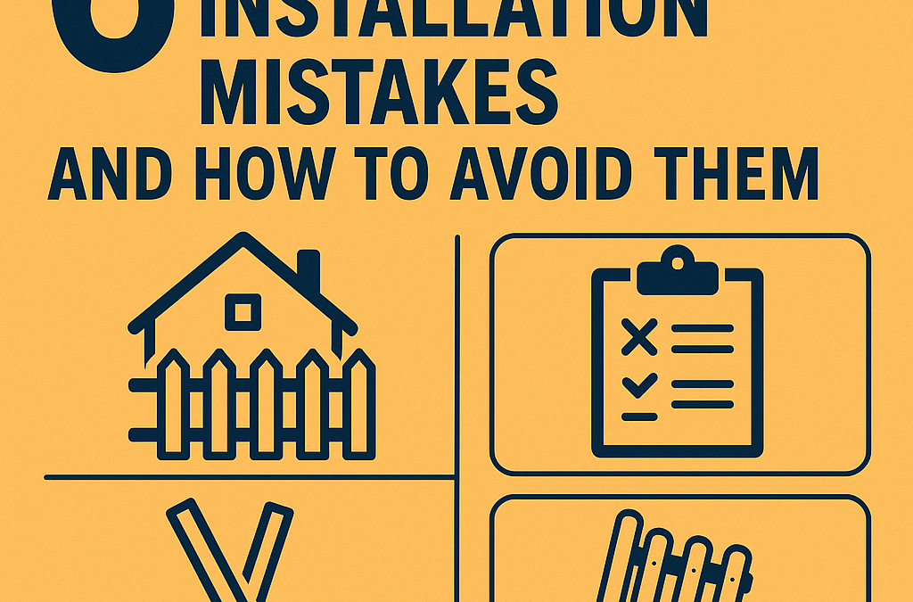 6 Common Fence Installation Mistakes and How to Avoid Them