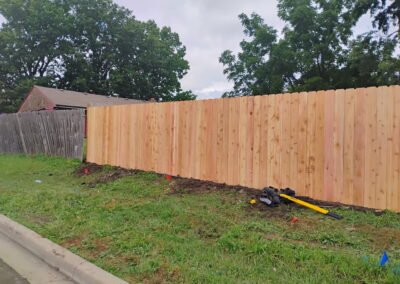 New Cedar Fence