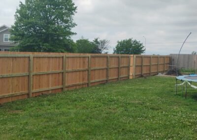 Wood Fence in Spring Hill