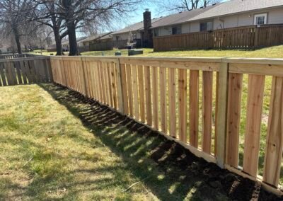 Raymore Cedar Fence Installation